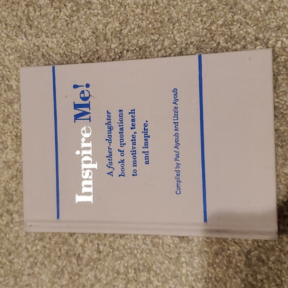 Inspire Me! Hardcover book